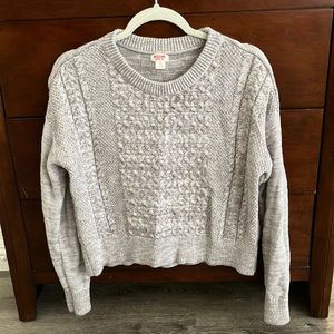 MOSSIMO SUPPLY CO GRAY TEXTURED  WOMEN’S  TOP SWEATER SIZE S